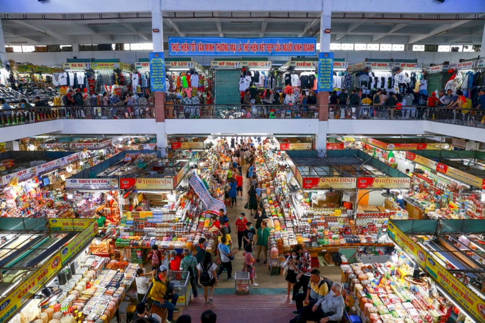 Visitors can explore local handicrafts, silk products, souvenirs, fashion, and fresh produce